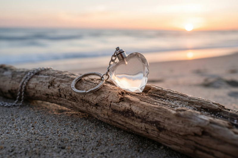 heart-crystal-keychain product photo 1
